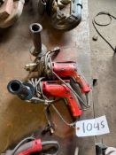 LOT OF (2) MILWAUKEE DRILLS WITH SIDE HANDLES