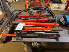 LOT OF (4) POWER TEAM HAND PUMPS