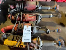 LOT OF (4) ELECTRIC DIE GRINDERS