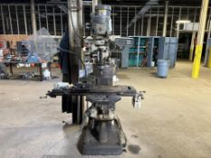 BRIDGEPORT VERTICAL MILLING MACHINE WITH ACU-RITE II DIGITAL READOUT