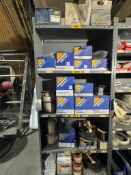 (1) SECTION OF PUMP PARTS ON SHELVES