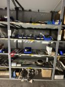 (1) SECTION OF PUMP PARTS ON SHELVES