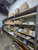 (3) SECTIONS OF AIR COMPRESSOR CONTENTS ON SHELVES