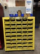 WEATHERHEAD SHELVING WITH CONTENTS