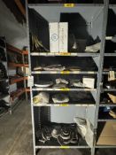 (1) SECTION OF PUMP PARTS ON SHELVES