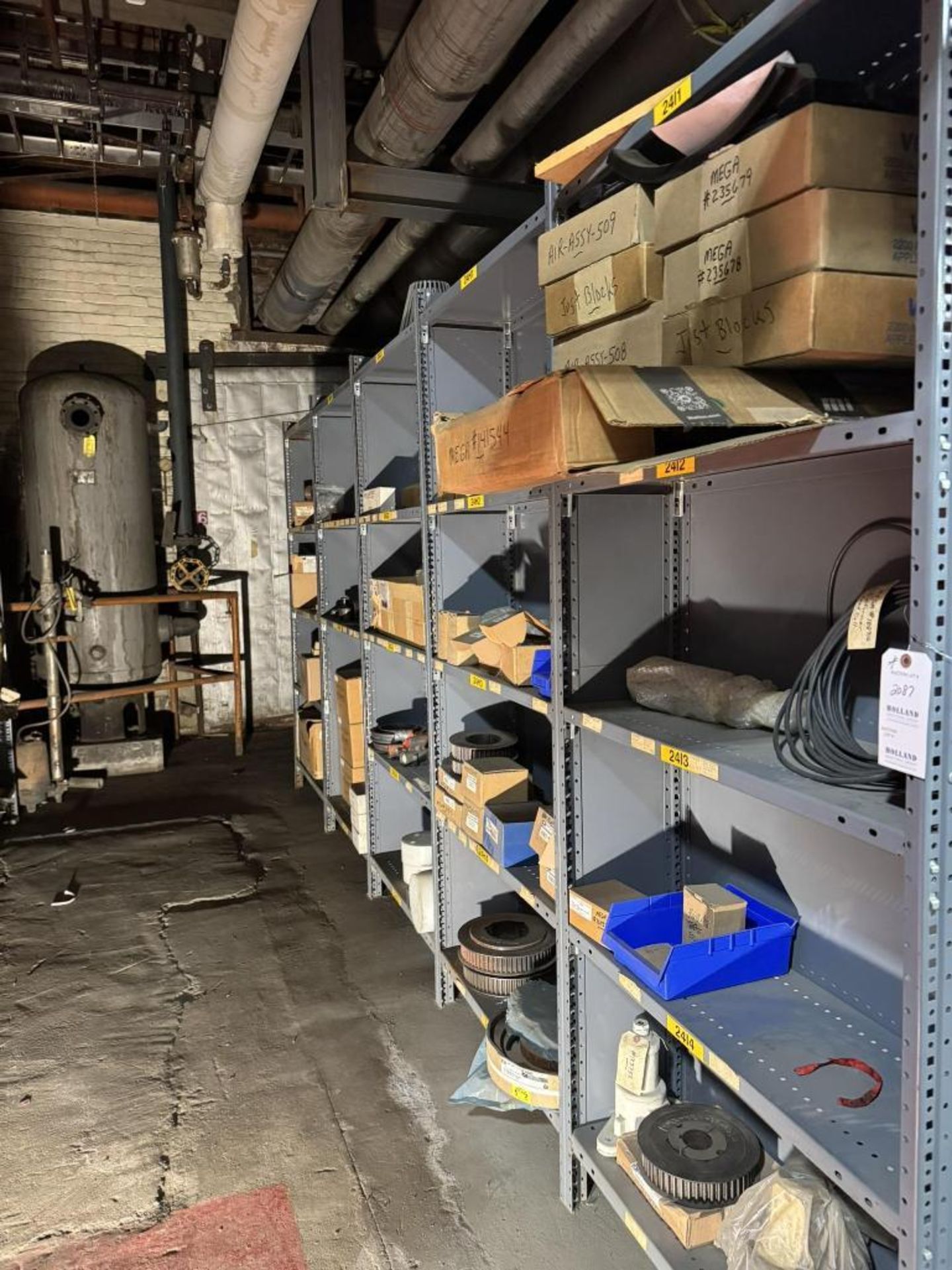 (5) SECTIONS OF CONTENTS ON SHELVES - Simple Rigging/Loading Fee: $150