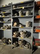 (1) SECTION OF PUMP PARTS ON SHELVES