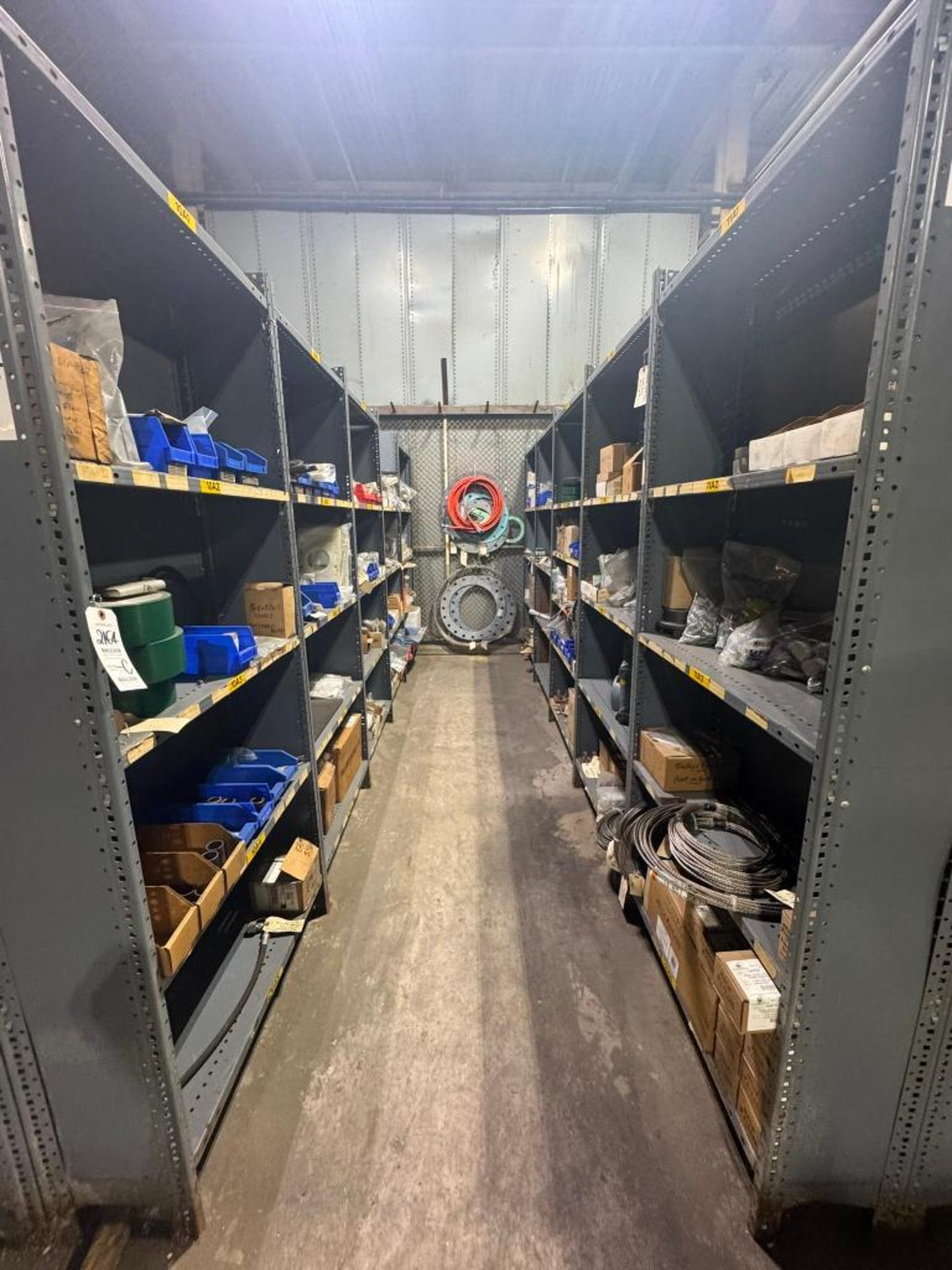 (10) SECTIONS OF CONTENTS ON SHELVING - Simple Rigging/Loading Fee: $500