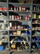 (1) SECTION OF PUMP PARTS ON SHELVES