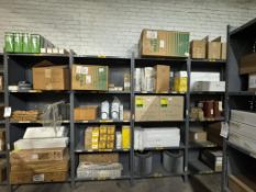 (4) SECTIONS OF FILTER PARTS ON SHELVES