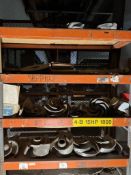 (1) SECTION OF PUMP PARTS ON SHELVES