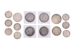 A GROUP OF FRENCH SILVER COINS