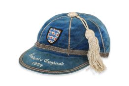 A 1964 PORTUGAL VS. ENGLAND, ENGLISH MEN'S INTERNATIONAL FOOTBALL PLAYERS CAP