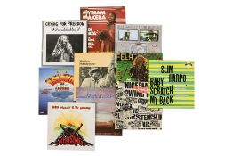 A GROUP OF 10 REGGAE AND AFRICAN RECORDS