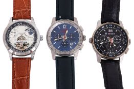 A GROUP OF THREE MEN'S BOSCH WATCHES