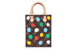 A LOUIS VUITTON X YAYOI KUSAMA PETIT SAC PLAT