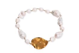 A JIL SANDER BAROQUE-PEARL CHOKER