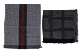 A PAIR OF GUCCI SCARVES