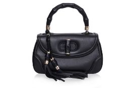 A GUCCI BAMBOO 1947 MEDIUM TOP HANDLE BAG