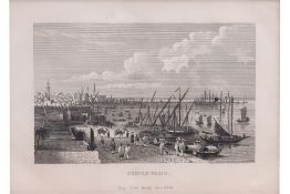 A MID 19TH CENTURY PRINT OF SINGAPORE