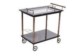 AN ITALIAN DRINKS TROLLEY BY TURRI