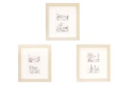 AN 1834 FRENCH SET OF SINGAPORE VIEWS (3)