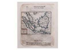 A 17TH CENTURY ENGLISH MAP OF INDONESIA, MALAYSIA AND SINGAPORE