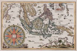 AN EARLY 18TH CENTURY MAP OF SOUTHEAST ASIA AND AUSTRALIA