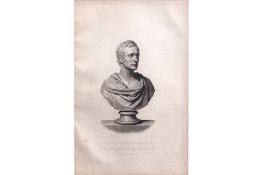 AN AQUATINT ETCHING OF SIR THOMAS STAMFORD RAFFLES, 1830