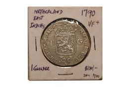 NETHERLANDS EAST INDIES UTRECHT VOC 1 GULDEN 1790