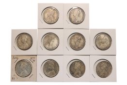 INDIA VICTORIA 1 RUPEE 1878-1901 (10)