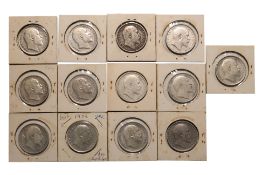 INDIA EDWARD VII 1 RUPEE 1903-1909 (13)