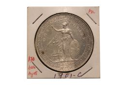 GREAT BRITAIN BRITISH TRADE DOLLAR 1901 C