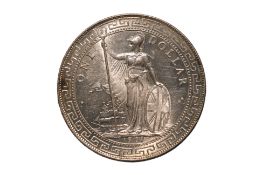 GREAT BRITAIN BRITISH TRADE DOLLAR 1907 B