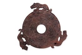 AN ARCHAISTIC JADE BI DISC