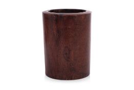 A HUANGHUALI BRUSH POT (2)