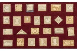 UK, THE EMPIRE COLLECTION, PHILATELIC SILVER INGOTS (28)