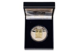 SINGAPORE, GOLD AND SILVER PROOF MEDAL, 1995 LIM BO SENG