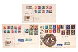 HONG KONG, 1ST DAY COVERS (3)