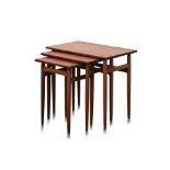 A JASON RINGSTED SET OF THREE NESTING TABLES