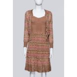 MISSONI - A TERRACOTTA GEOMETRIC PRINT SET