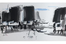 LEE TECK SUAN (LI DEZHUANG) (SINAGPOREAN, B.1958) UNTITLED