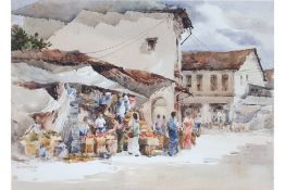 TOH TENG QUAN (SINGAPOREAN, XX) - STREET SCENE, 1988