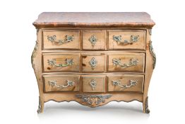 A REPRODUCTION FRENCH LOUIS XV COMMODE