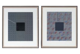 RUNE SÖDERQVIST (SWEDISH 1935-2014) 'ON SQUARE 4'; 'ON SQUARE 5' (2)