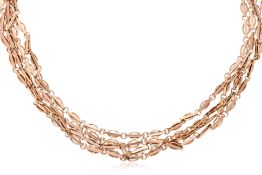 A LONG GOLD NECKLACE