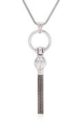 TIFFANY & CO - A SILVER TASSEL PENDANT NECKLACE