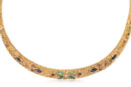 A MULTI GEM CHOKER