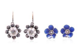 BOTTEGA VENETA - TWO PAIRS OF EARRINGS