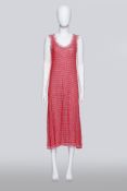 MAISON MARGIELA - A FRAYED RED DRESS